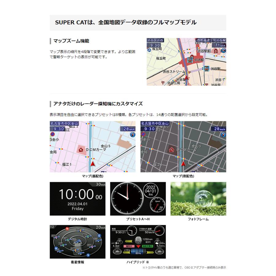 ユピテル（yupiteru） GPSレーザー＆レーダー探知機 A1000L 無線LAN