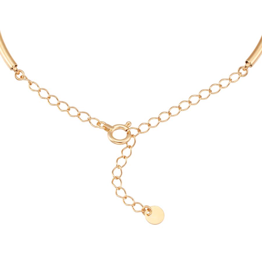 ジュエリーツツミ K18イエローゴールドダイヤモンドブレスレット