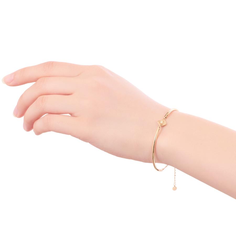 ジュエリーツツミ K18イエローゴールドダイヤモンドブレスレット