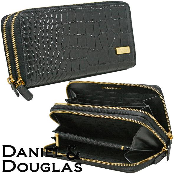 ダニエルダグラス ダニエル＆ダグラス ダブルZIP 長財布 牛革 レザー