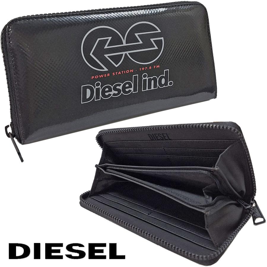 DIESEL（ディーゼル） 長財布 ラウンドファスナー ラウンドZIP