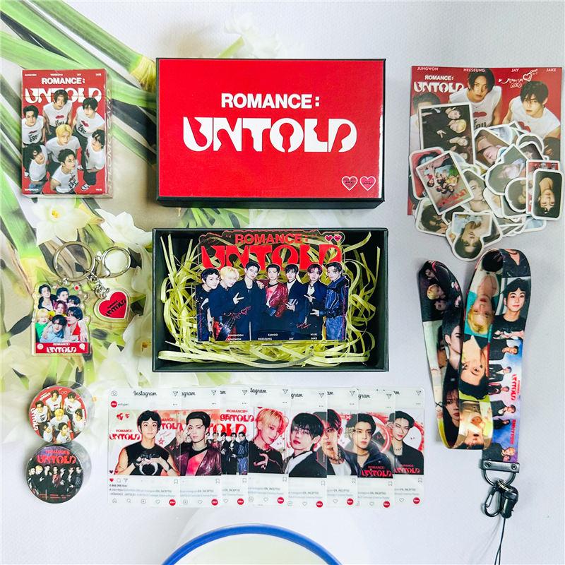 ENHYPENグッズ ギフトボックス フォトカード ROMANCE : UNTOLD テープ