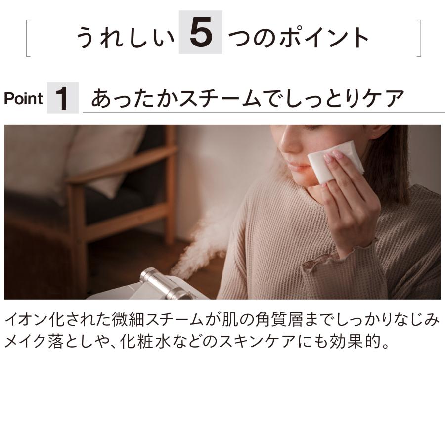 ツインバード（TWINBIRD） 【公式店限定】フェイススチーマー 角度調整