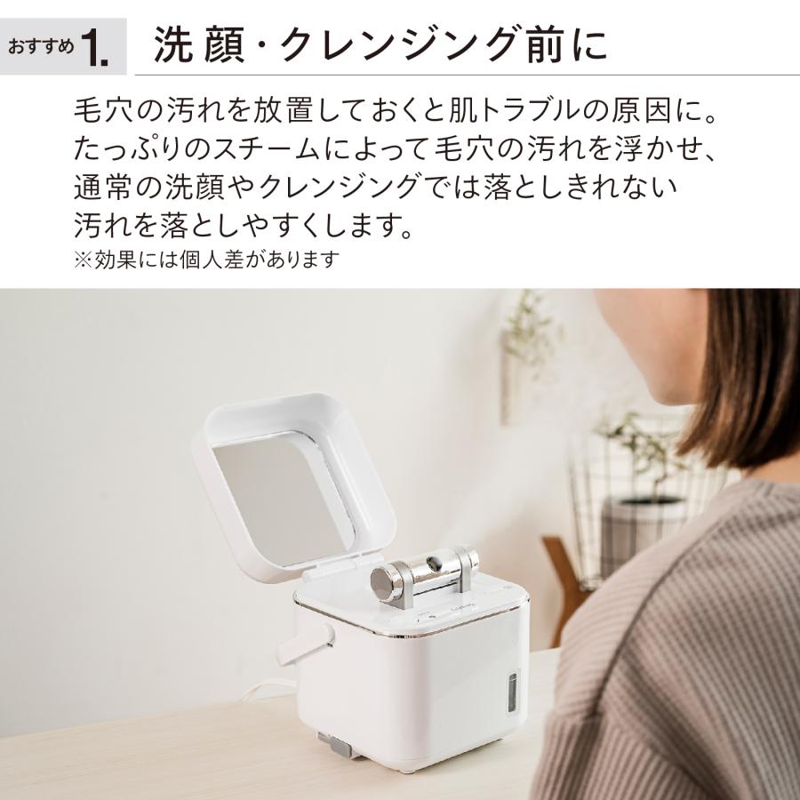 ツインバード（TWINBIRD） 【公式店限定】フェイススチーマー 角度調整