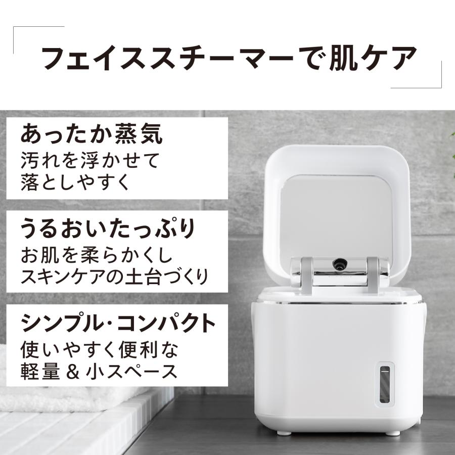 ツインバード（TWINBIRD） 【公式店限定】フェイススチーマー 角度調整