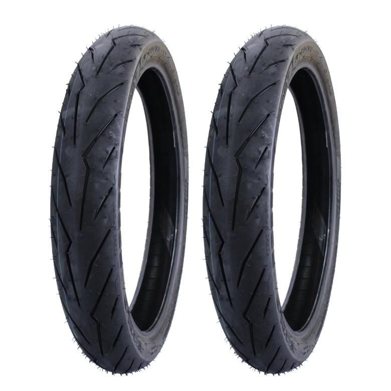 PIRELLI（ピレリ） 80/90-17 TL 17インチ タイヤ 2本セット PIRELLI
