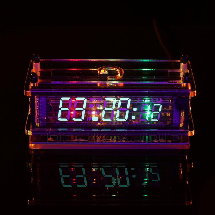 WIFI ヴィンテージ VFD 管時計 USB デスクトップ 装飾 時計 RGB LED