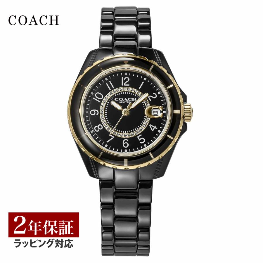 COACH（コーチ） レディース 時計 PRESTON クォーツ ブラック 14503461