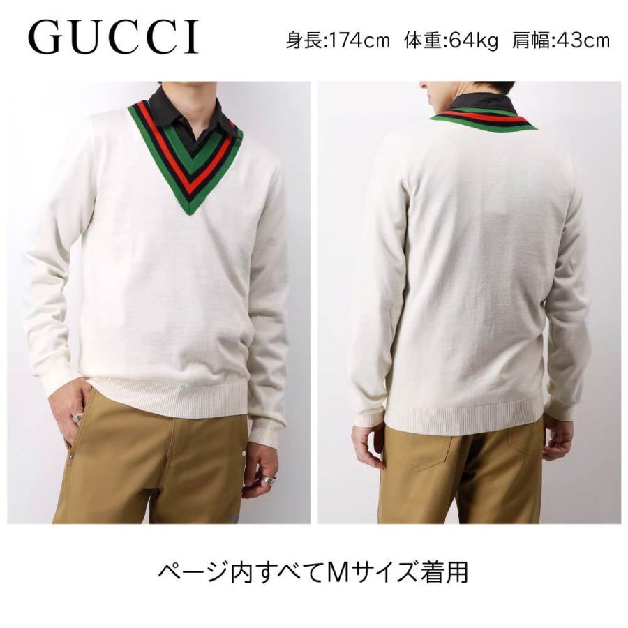 GUCCI（グッチ） ニット メンズ トップス Vネック ウール セーター