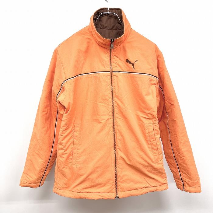 PUMA（プーマ） 中綿 リバーシブル キルティングジャケット ロゴ 長袖