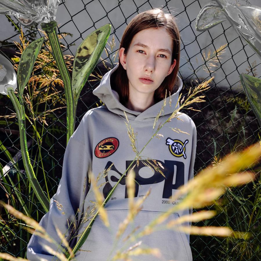 P.A.M.（パム） PUMA × P.A.M. GRAPHIC HOODIE (CONCRETE GRAY) [PAM