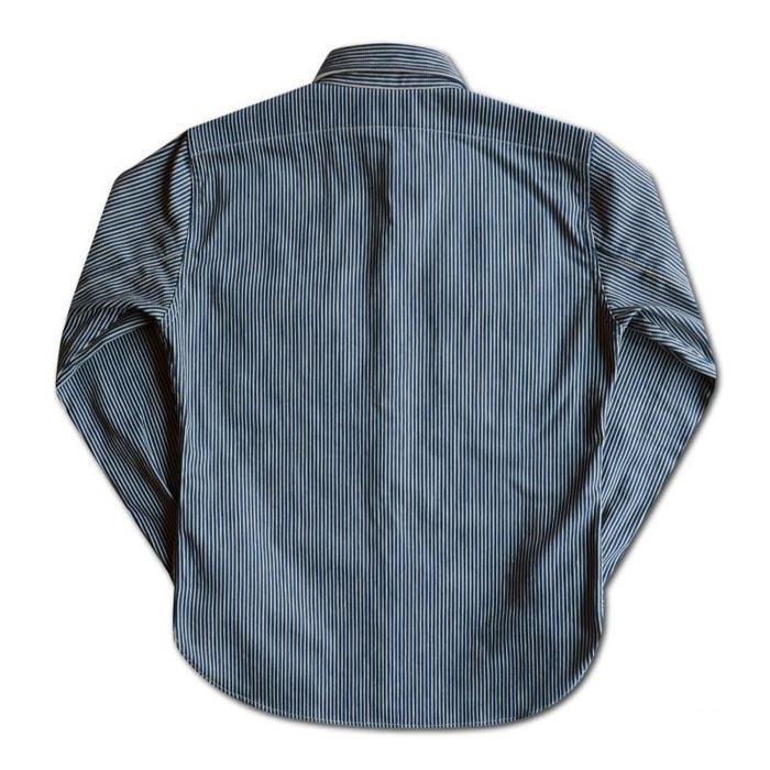 DELUXEWARE（デラックスウエア） HV-01 HICKORY NEL SHIRT ヒッコリー