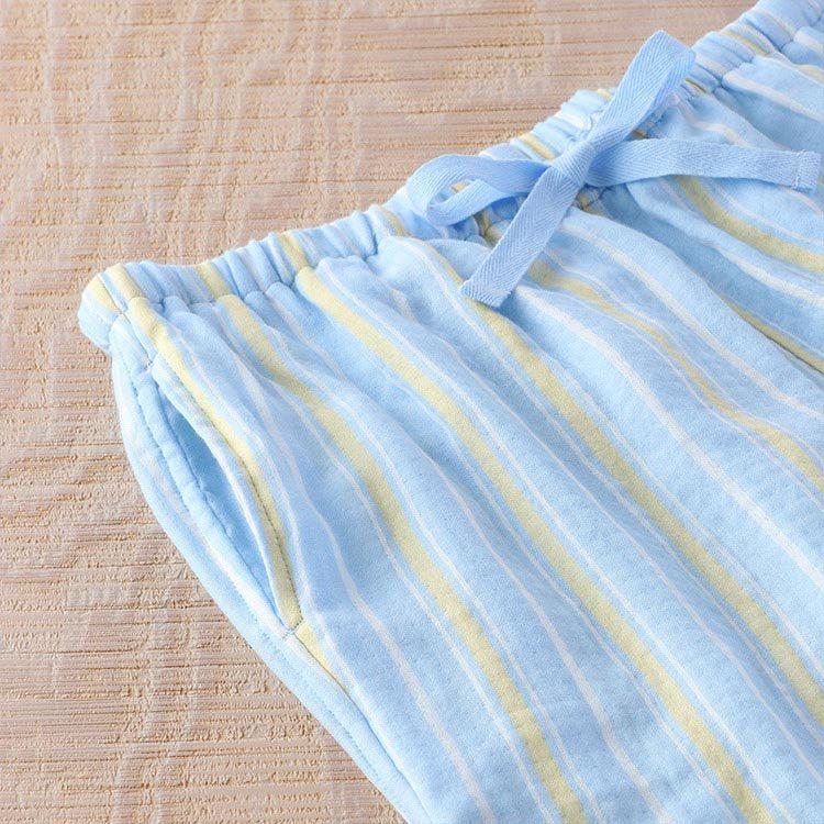 UCHINO SALE マシュマロガーゼ マルチストライプ メンズ パジャマ