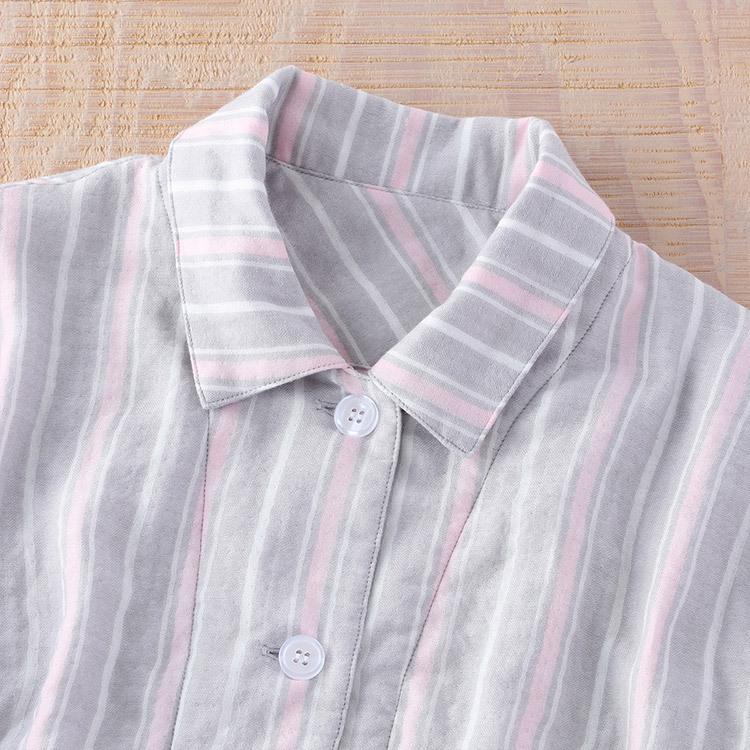 UCHINO (SALE)マシュマロガーゼ マルチストライプ レディース パジャマ