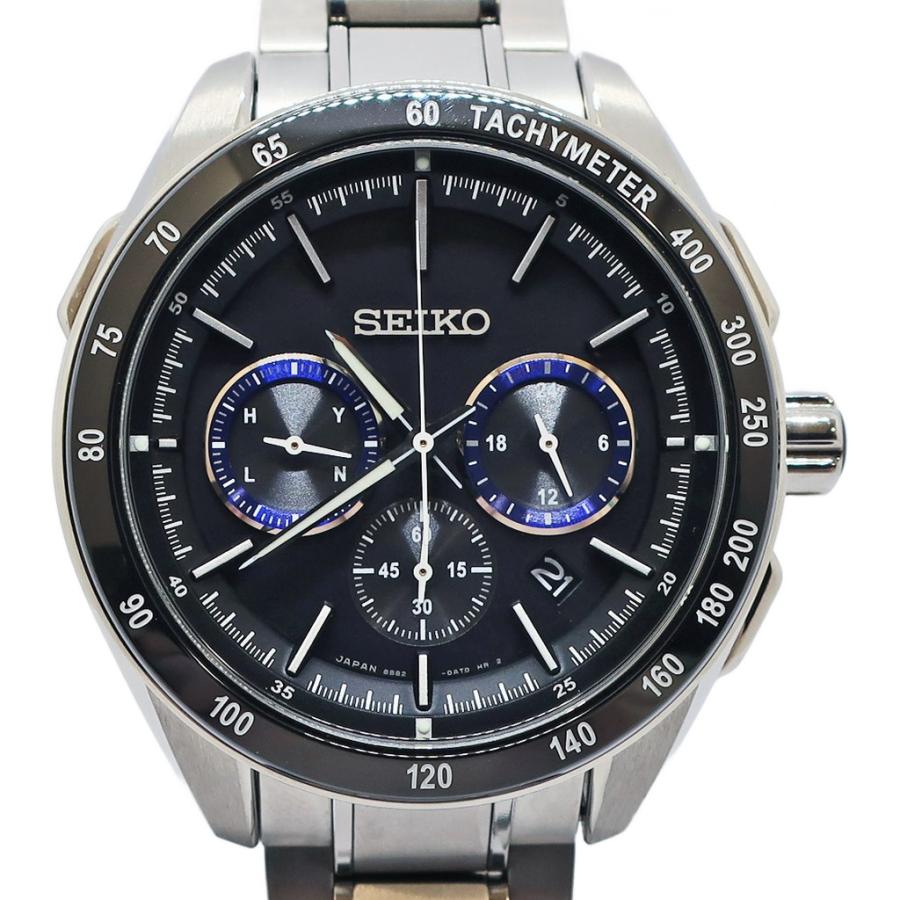 天白】SEIKO セイコー ブライツ SAGA183 8B82-0AR0 ブラック チタン