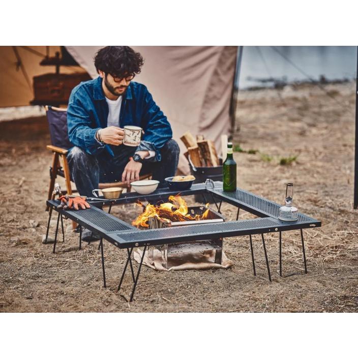 ONOE マルチファイヤーテーブル3 丈夫な鉄製（スチール）耐荷重 約20kg