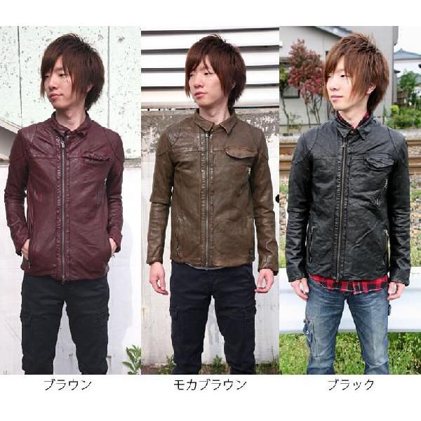 Johnbull（ジョンブル） ラムレザー シングルライダース ジャケット