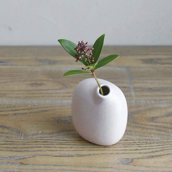 一輪挿し 花瓶 陶器 おしゃれ 柴田文江 SACCO 02 サッコ kinto