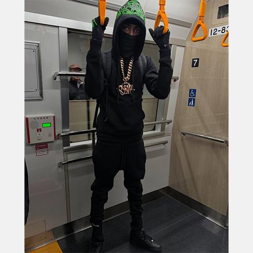 SYNA WORLD OG TRACKSUIT 【BLACK x GREEN】 セットアップ