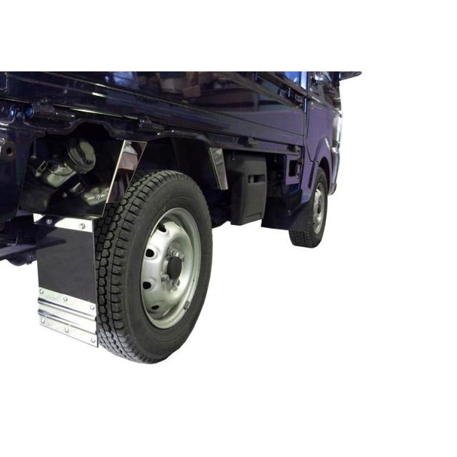 ステンレス 軽トラ用リヤ泥除けアシストステー（L/R）キャリー DA63T
