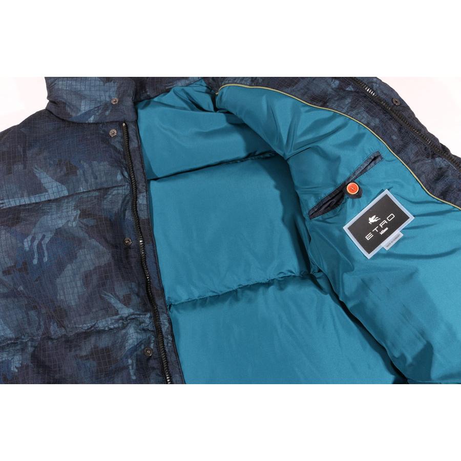 ETRO（エトロ） ダウンジャケット U22 1S552 0351 ネイビーxマルチ