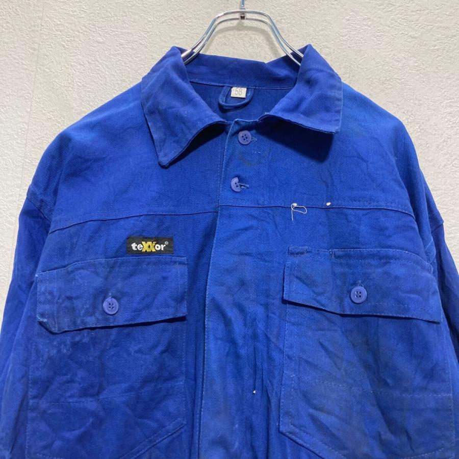 texxor ワークジャケット 2XL〜 ブルー 作業着 ブルゾン ビッグサイズ