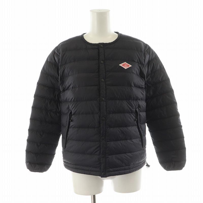 ダントン DANTON クルーネック インナーダウンジャケット ワッペン