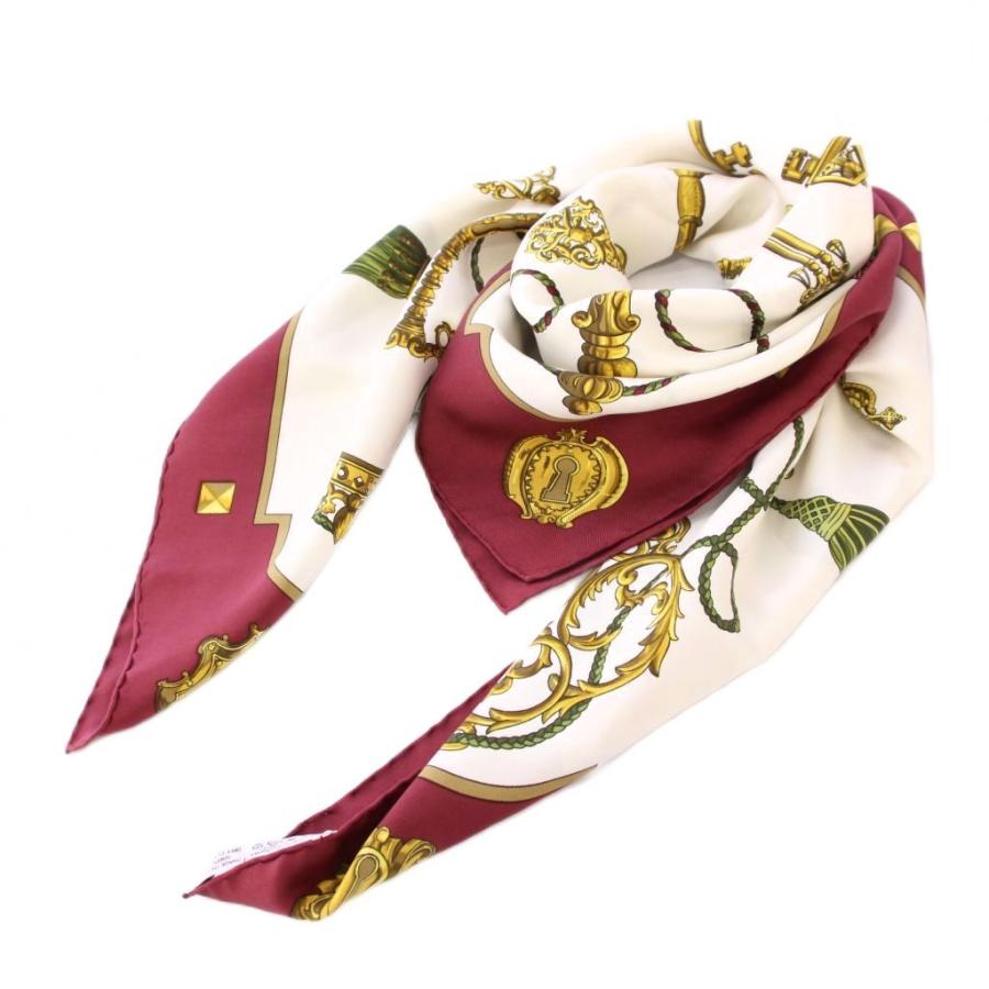 HERMES（エルメス） カレ90 LES CLES THE KEYS RARE スカーフ 正方形