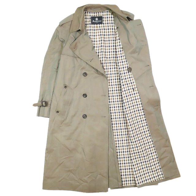 アクアスキュータム AQUASCUTUM 大きいサイズ 42 トレンチコート