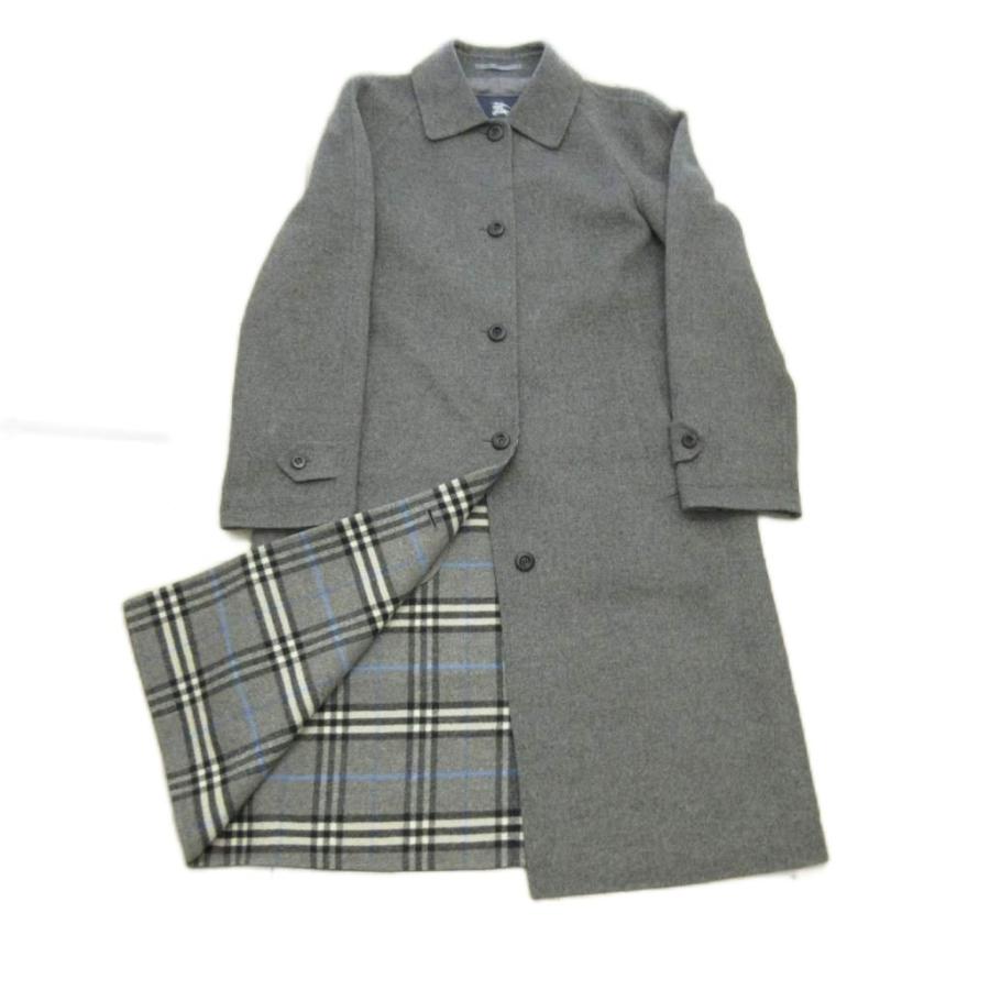 バーバリー ロンドン BURBERRY LONDON ノバチェック ウール コート