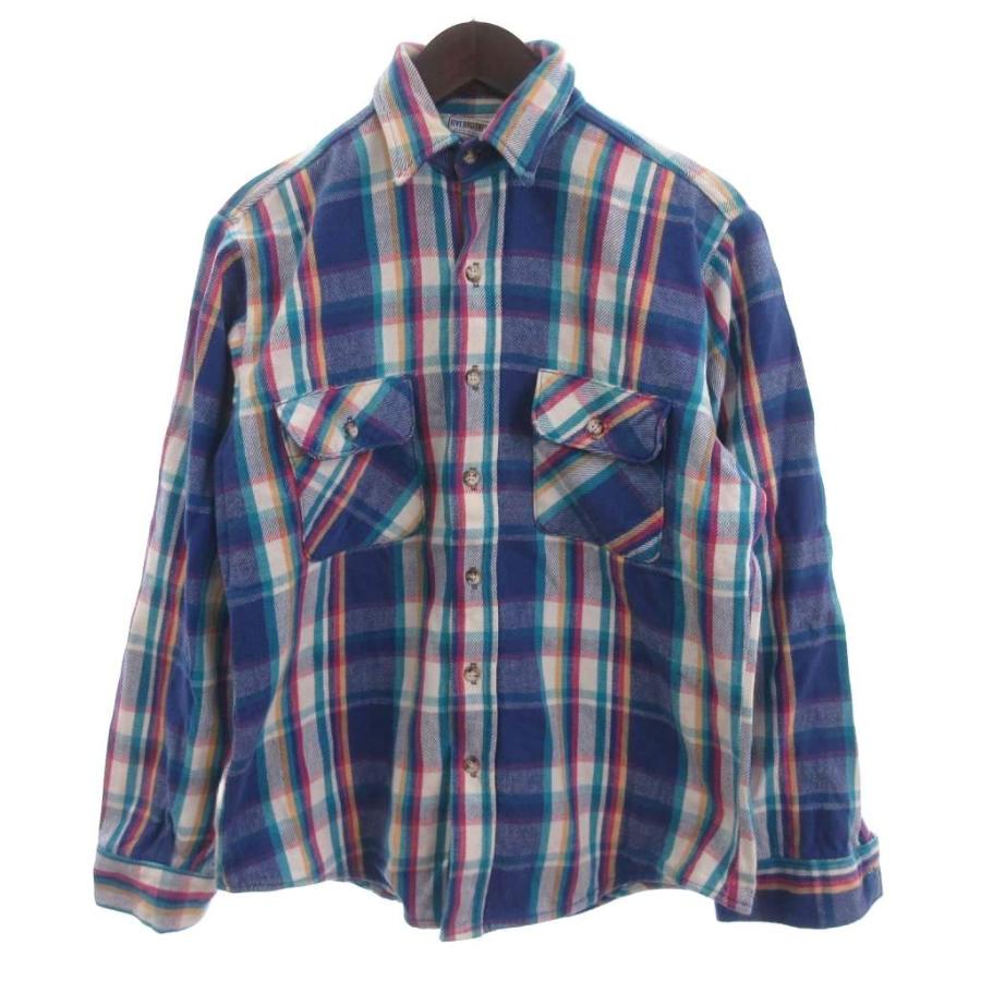 ファイブブラザー FIVE BROTHER 70年 80年代 ネルシャツ 長袖 厚手