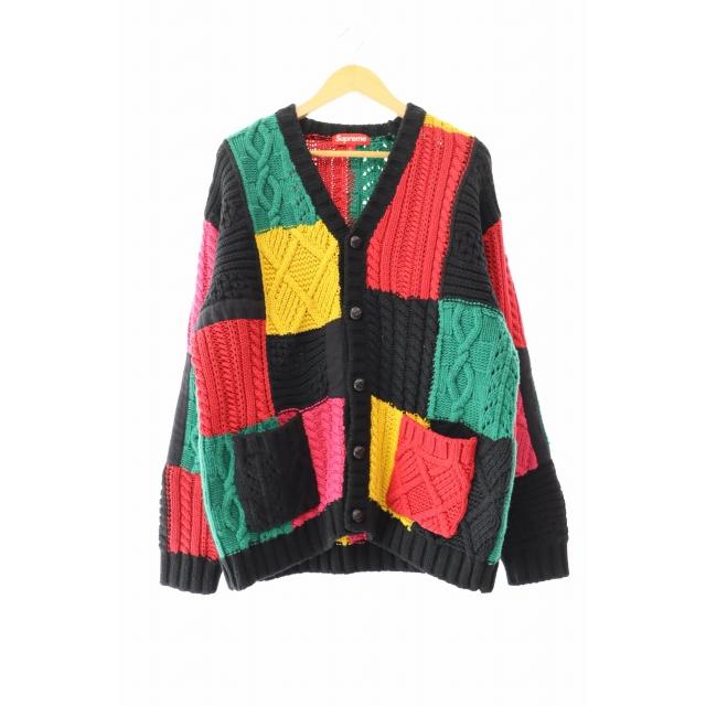 Supreme（シュプリーム） SUPREME 23AW Patchwork Cable Knit Cardigan