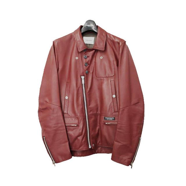 アンダーカバー UNDERCOVER 13SS Cow Leather Double Riders Jacket
