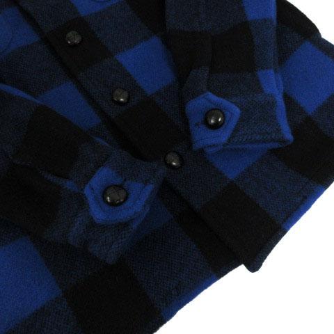 未使用品 マーブルズ Marbles 9STARS BUFFALO CHECK CPO JACKET