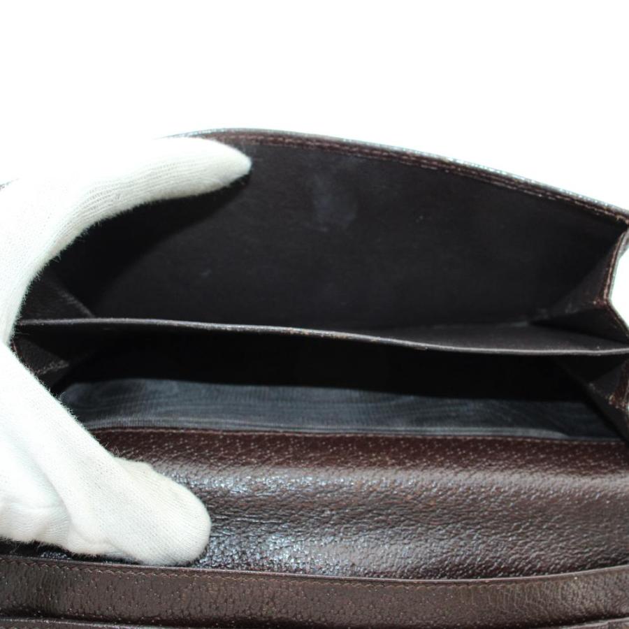 GUCCI（グッチ） 長財布 二つ折り GGキャンバス レザー Wホック ロゴ