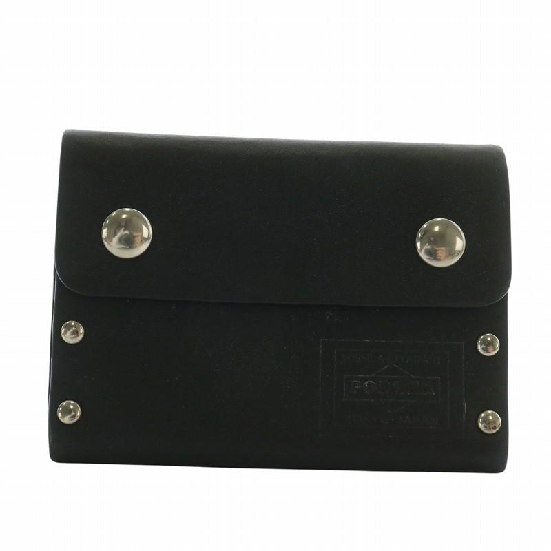 PORTER ポーター 吉田カバン カードケース パスケース レザー スタッズ