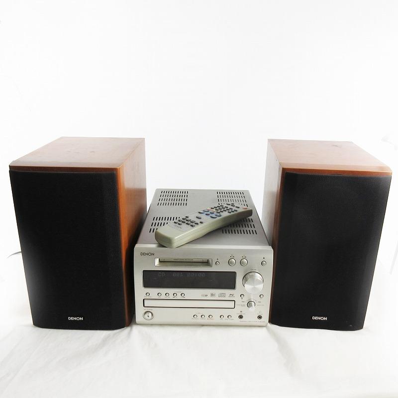 DENON デノン D-MX33MD CD/MDコンポ リモコン付き オーディオ機器