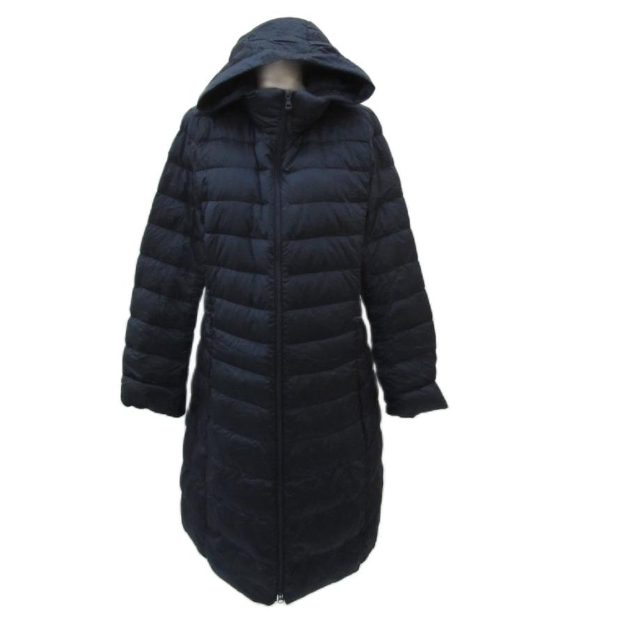 ユニクロ（UNIQLO） ウルトラライトダウンコート ロング丈 L 紺