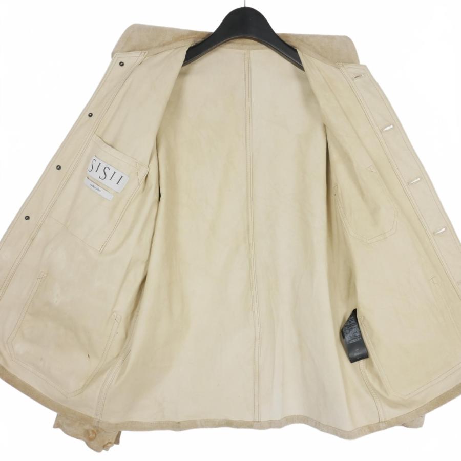 シシ sisii Bshop別注 フレンチワーク レザージャケット スエード
