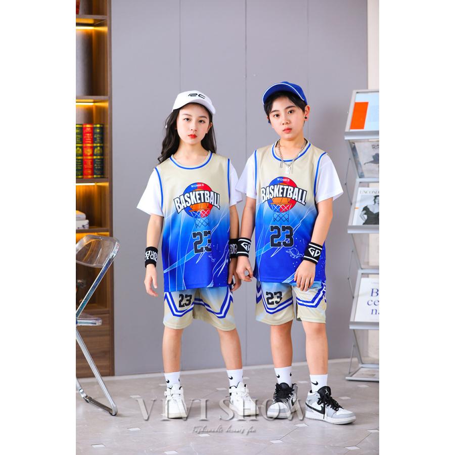 ユニフォーム バスケ セットアップ キッズ ジュニア バスパン メンズ