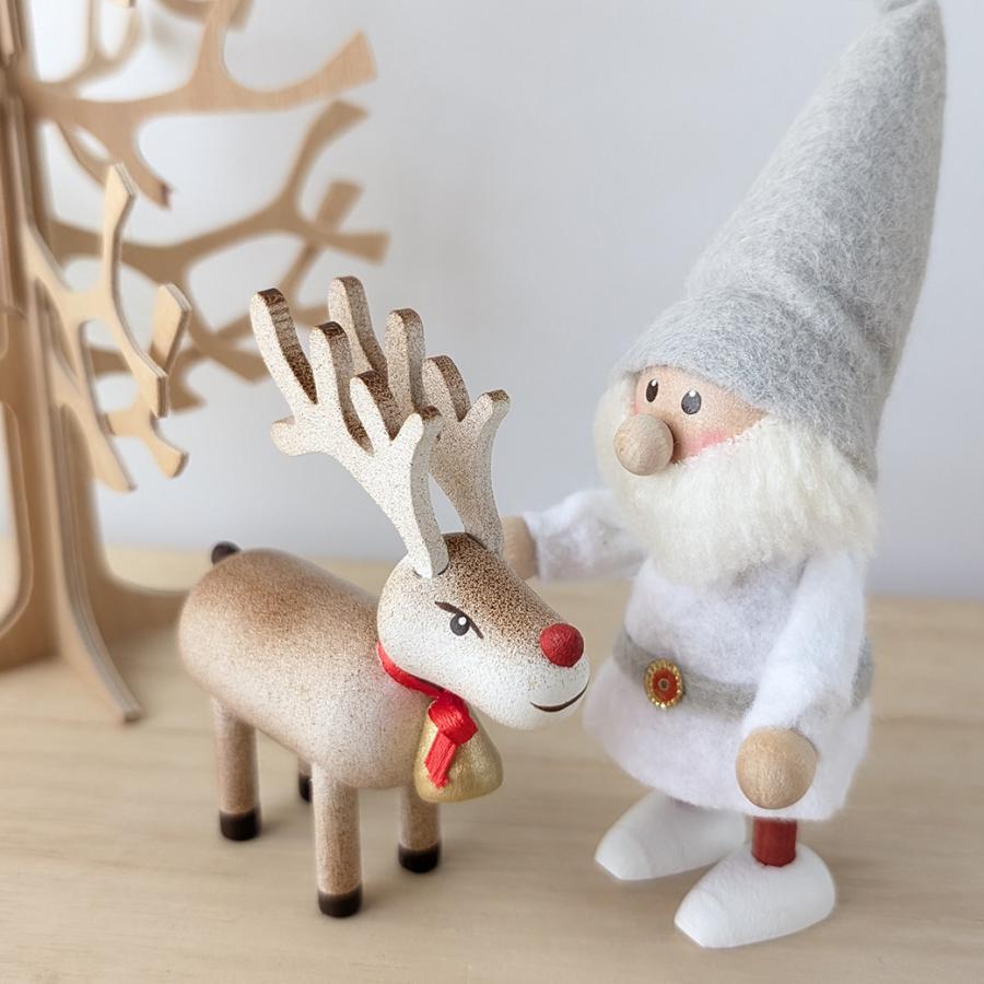 ノルディカ ニッセ 腕が動く サンタ ポーズ自由 可動式 小物 持てる