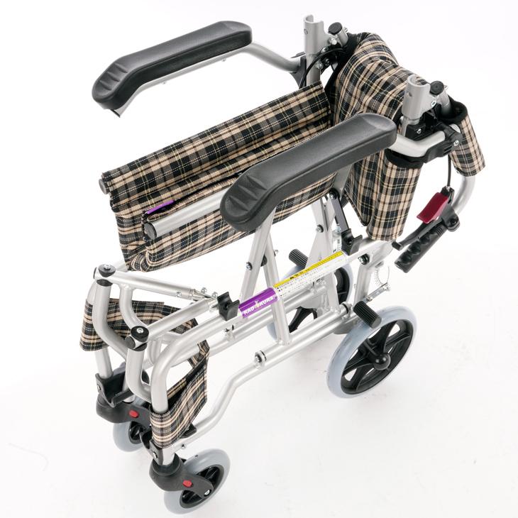 カドクラ 車椅子 車いす 車イス 軽量 コンパクト 介助式 簡易型