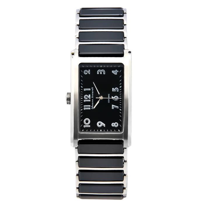 腕時計 メンズ セラミックベルト 角型 長方形レクタンギュラー MJ051-2