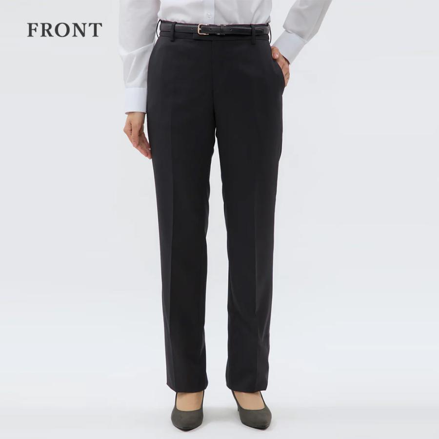 AOYAMA 【洋服の青山】セットアップ可 ストレートパンツ レディース