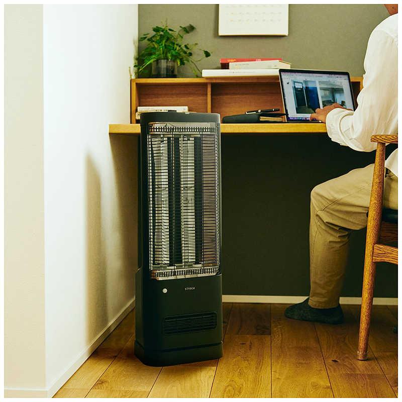 SIROCA 足元ファンヒーター付き 遠赤外線暖房機 にこポカ siroca