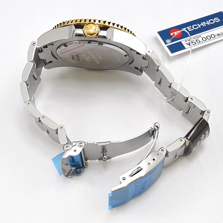 TECHNOS（テクノス） メンズ 腕時計 10気圧防水 TSM419GB ブラック