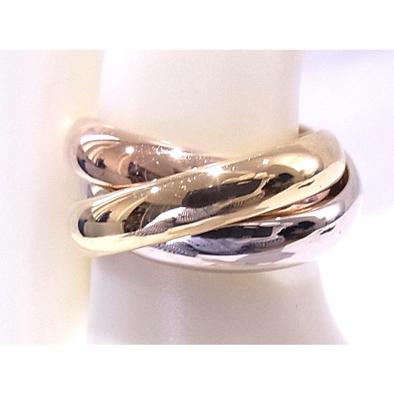 Cartier（カルティエ） トリニティリング スリーカラーゴールド 750YG