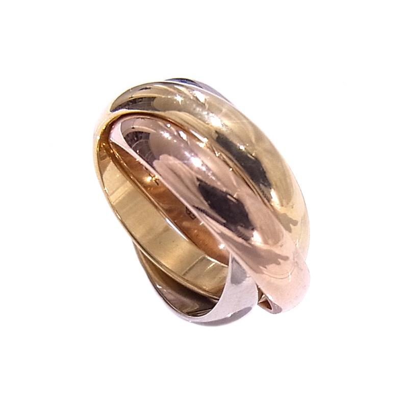 Cartier（カルティエ） トリニティリング スリーカラーゴールド 750YG