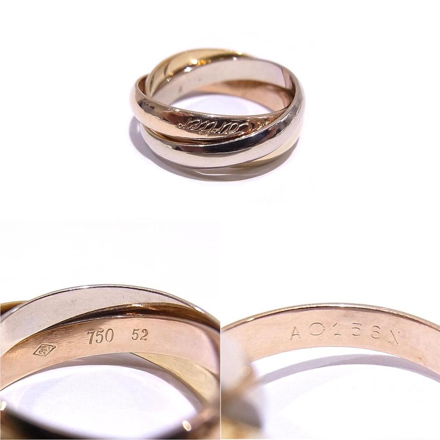 Cartier（カルティエ） トリニティリング スリーカラーゴールド 750YG