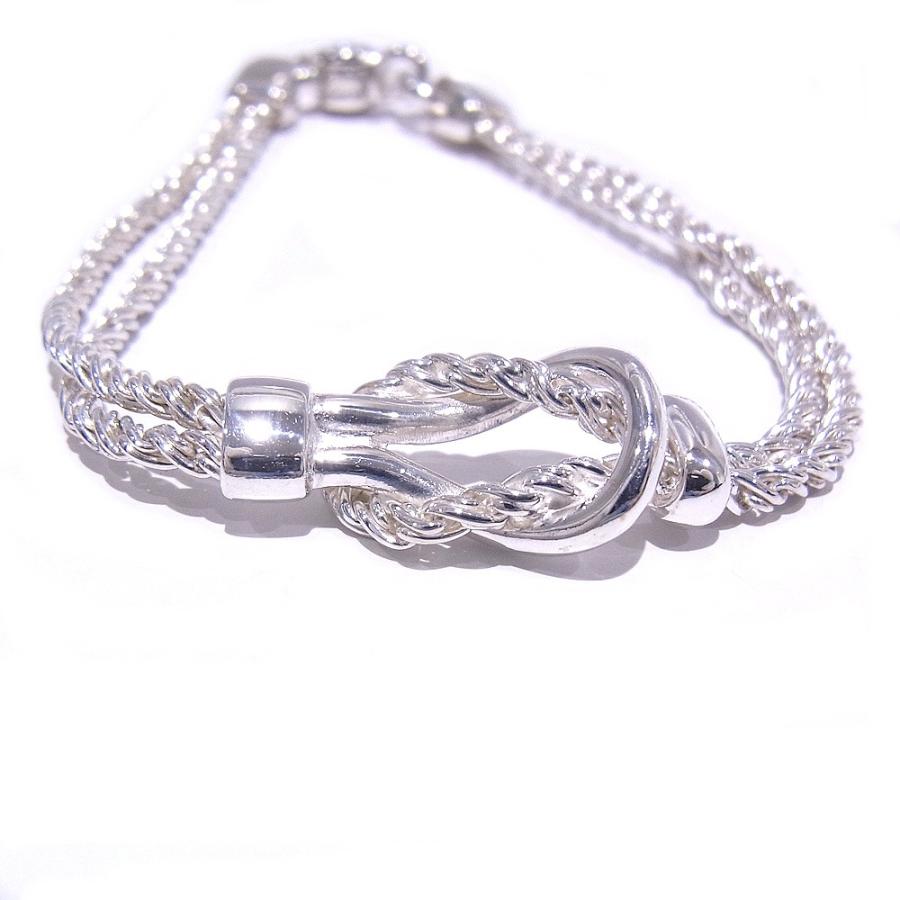 TIFFANY&Co.（ティファニー） ブレス ダブルロープ センターノット 925